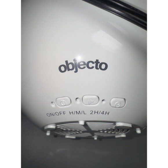 Objecto H3 Aromatherapy Essential Oil Diffuser‎ White Ultra Cool Mist Humidifier - Picture 7 of 7